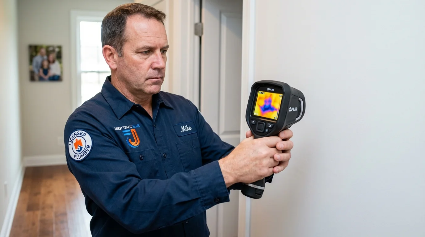 Thermal imaging leak detection by Johns Plumbing LLC in Goldens Bridge